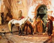 Scene in Morocco - 费德里科·亚瑟·布里奇曼